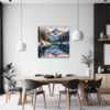 Mountain Lake Sunrise Dining Room Demo