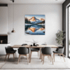 Mountain Lake Sunrise Dining Room Demo