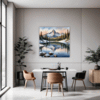 Mountain Lake Sunrise Dining Room Demo