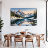 Mountain Lake Sunrise Dining Room Demo