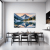 Mountain Lake Sunrise Dining Room Demo