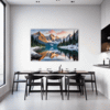Mountain Lake Sunrise Dining Room Demo