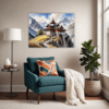 Mountain Monastery Vista Living Room Demo