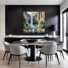 Mountain Waterfall Serenity Dining Room Demo