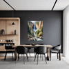 Mountain Waterfall Serenity Dining Room Demo