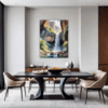 Mountain Waterfall Serenity Dining Room Demo