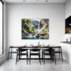 Mountain Waterfall Serenity Dining Room Demo