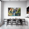 Mountain Waterfall Serenity Dining Room Demo