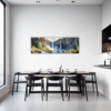 Mountain Waterfall Serenity Dining Room Demo