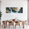 Mountain Waterfall Serenity Dining Room Demo