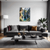 Mountain Waterfall Serenity Living Room Demo