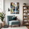 Mountain Waterfall Serenity Living Room Demo