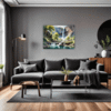 Mountain Waterfall Serenity Living Room Demo