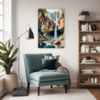 Mountain Waterfall Serenity Living Room Demo