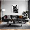 Mysterious Bombay Cat Living Room Demo