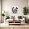 Newfoundland Dog Artwork Living Room Demo