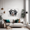 Newfoundland Dog Artwork Living Room Demo