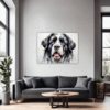 Newfoundland Dog Artwork Living Room Demo