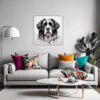 Newfoundland Dog Artwork Living Room Demo