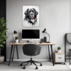 Newfoundland Dog Artwork Office Demo