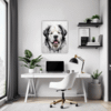 Newfoundland Dog Artwork Office Demo