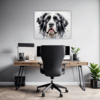 Newfoundland Dog Artwork Office Demo