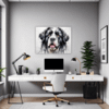 Newfoundland Dog Artwork Office Demo