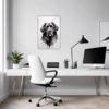 Newfoundland Dog Artwork Office Demo