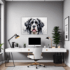 Newfoundland Dog Artwork Office Demo