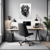 Newfoundland Dog Artwork Office Demo