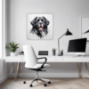 Newfoundland Dog Artwork Office Demo