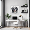 Newfoundland Dog Artwork Office Demo