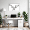 Noble Antlered Stag Office Demo