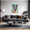 Noble German Shepherd Living Room Demo