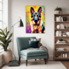 Noble German Shepherd Living Room Demo