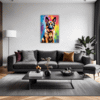 Noble German Shepherd Living Room Demo