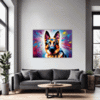 Noble German Shepherd Living Room Demo