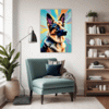 Noble German Shepherd Living Room Demo