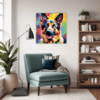 Noble German Shepherd Living Room Demo