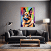 Noble German Shepherd Living Room Demo