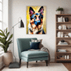 Noble German Shepherd Living Room Demo