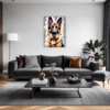 Noble German Shepherd Living Room Demo