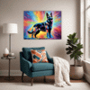 Noble German Shepherd Living Room Demo