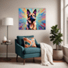 Noble German Shepherd Living Room Demo