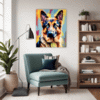Noble German Shepherd Living Room Demo