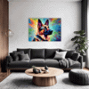 Noble German Shepherd Living Room Demo