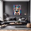 Noble German Shepherd Living Room Demo