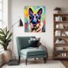 Noble German Shepherd Living Room Demo