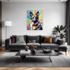 Noble German Shepherd Living Room Demo