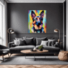 Noble German Shepherd Living Room Demo